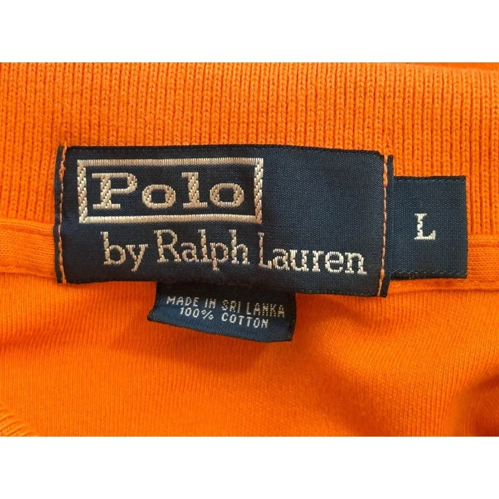 POLO by RALPH LAUREN Men's Short‎ Sleeve Button Down Striped Polo Shirt Large
